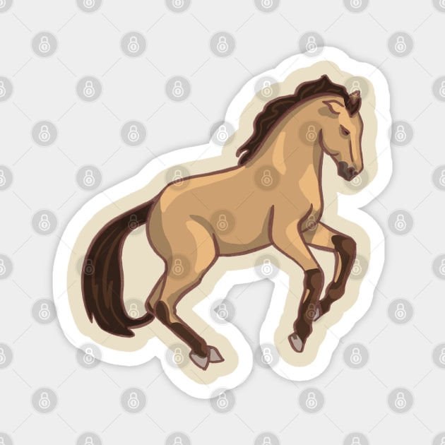 Wild Stallion Magnet by danyellysdoodles