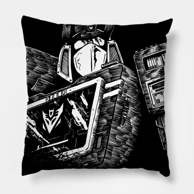 Soundwave Superior Pillow by JonathanGrimmArt