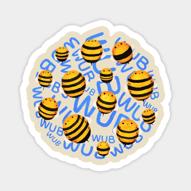 Onomatobee-a Magnet by Surplusweird