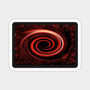 Red spiral Magnet