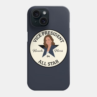 Kamala Wears Chucks Illustration Phone Case