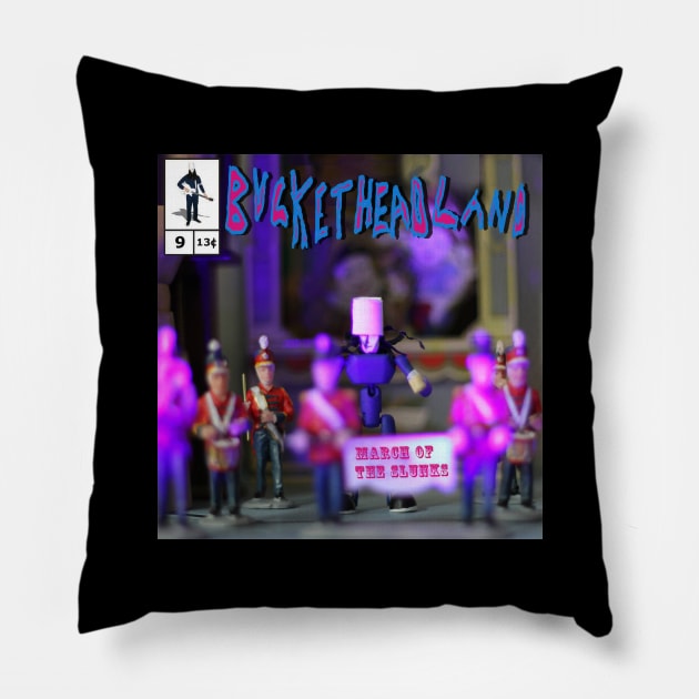 Buckethead Pikes #9 Pillow by corekah