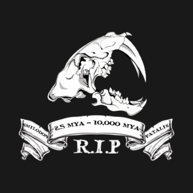 Rip Sabertooth Big Cat Long Sleeve T Shirt Teepublic
