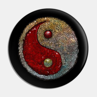 Zombie Yin Yang Pin