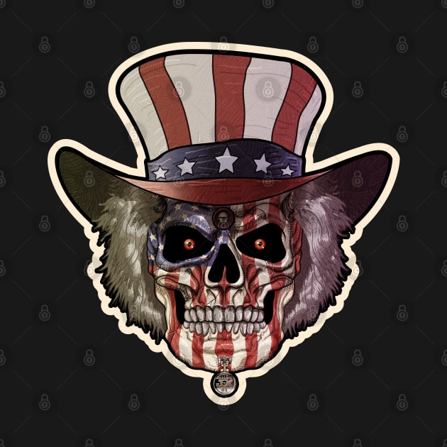 Uncle Sam Skull by HEJK81