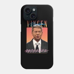 Vincen Mcmahon Retro Aesthetics Fan Art Phone Case