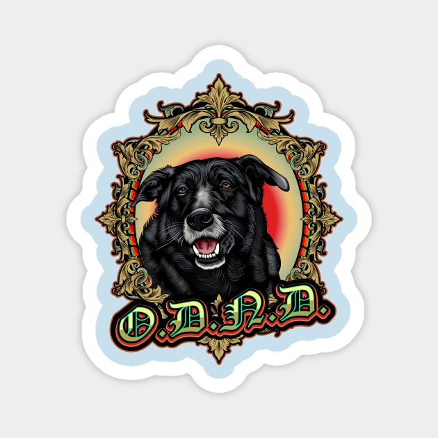 O.D.N.D. - Old Dogs Never Die Magnet by MrGreen47