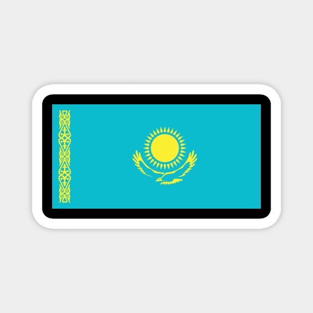 Kazakhstan Magnet by Wickedcartoons