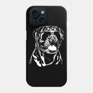 Funny Proud French Mastiff sunglasses cool dog gift Phone Case