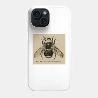 Bumblebee Bee Vintage Illustration Phone Case