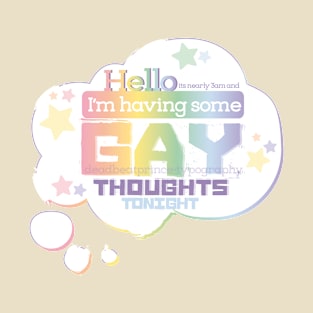 Gay thoughts [fantasy] T-Shirt