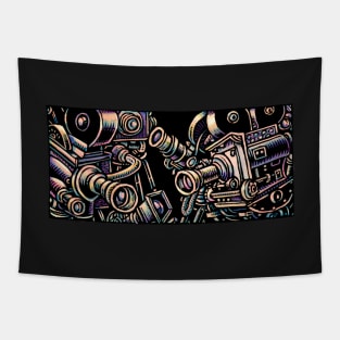 Movie Cameras Tapestry