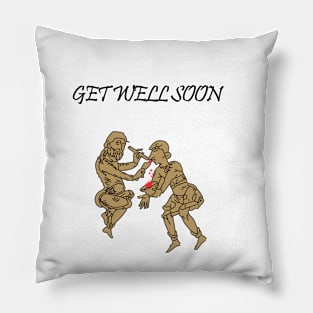 Medieval Get Well Soon 02 Pillow