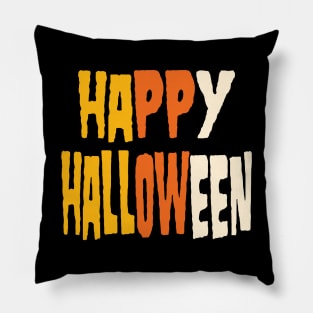 Happy Halloween, Candy Corn Pillow