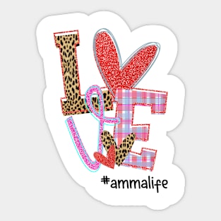 Mothers Day Love Amma Life Ammalife Floral T-Shirt Mothers Day Love Amma Life Ammalife Floral T-Shirt