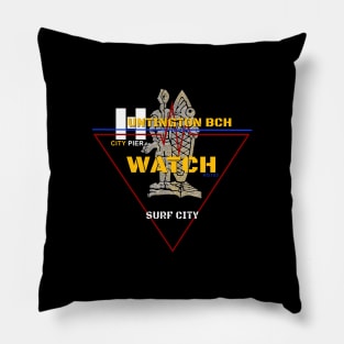 Surf City, Huntington Beach California Pillow