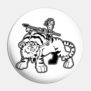 Saber Toothed Tiger Ready Pin