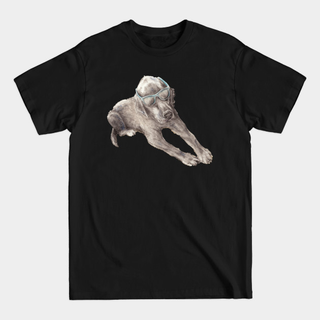 Disover Black lab with sunglasses - Black Lab - T-Shirt