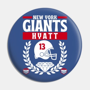 New York Giants Hyatt 13 Edition 2 Pin