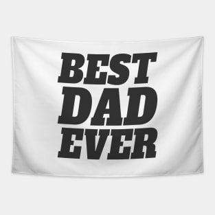 Simple Best Dad Ever Father's Day Typography Tapestry