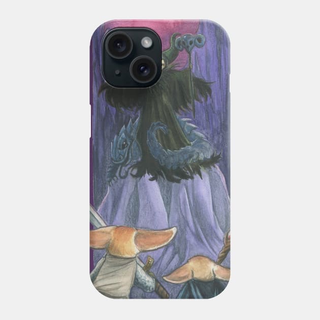 Fennec Foxes: Sorcerer Showdown Phone Case by AmberStone