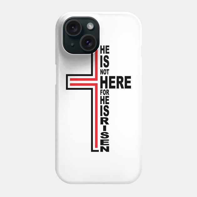 Christ Jesus - He is not here for He is risen Phone Case by Juka