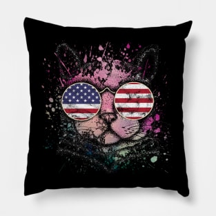 Cat EEUU Pillow