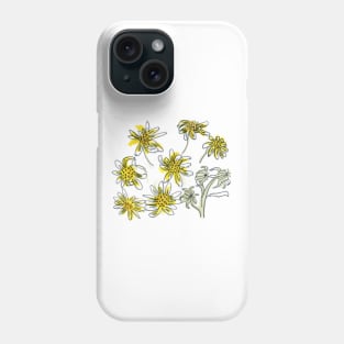 Scruffy Yellow Phone Case