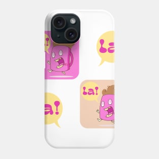 The Pink Palace - Coffee Lovers - La! Off to Work Phone Case