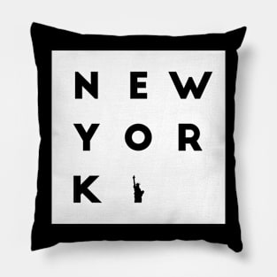 New York | United States of America | American letters Pillow