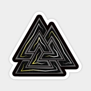 Valknut lightninglightning norse mythology asatru Magnet