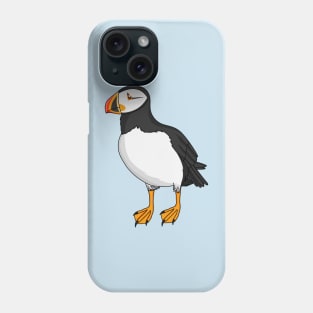 Atlantic puffin illustration Phone Case