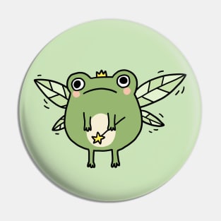 Frog fairy Pin