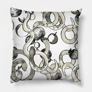 Snakes and Apples Pillow