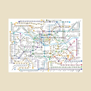 Seoul subway map T-Shirt