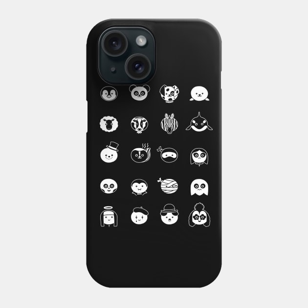 Black & White: Spotters Guide Phone Case by chayground