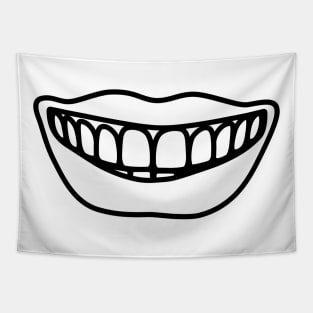 smiling lips Tapestry