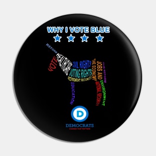 Democratic Party Pin