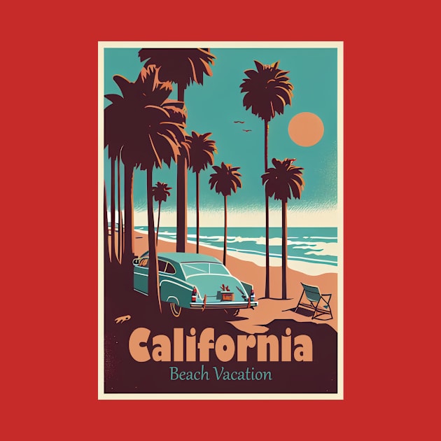 California - Beach Paradise by GreenMary Design