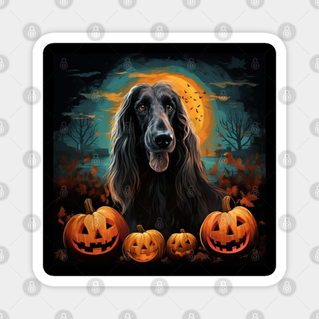 Afghan Hound Halloween Magnet by NatashaCuteShop