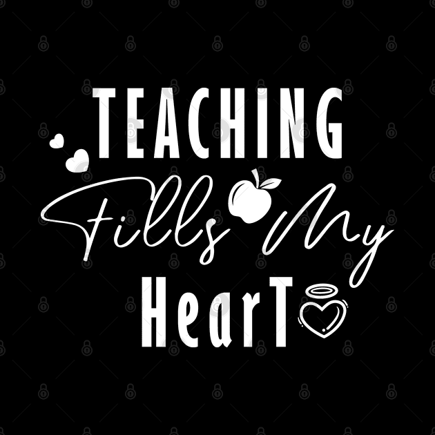 Teaching Fills My Heart Valentine's Day Professor by SHB-art