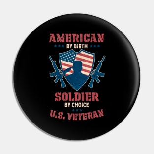 U.S. Veteran t-shirt Pin