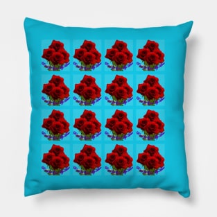 Bunch of Roses Wallart Pattern Pillow