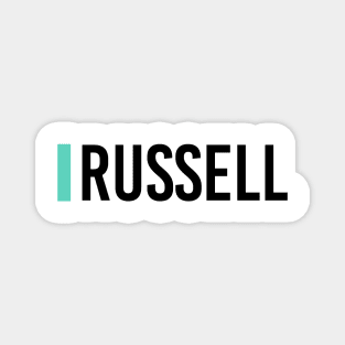 George Russell Driver Name - 2022 Season #2 Magnet
