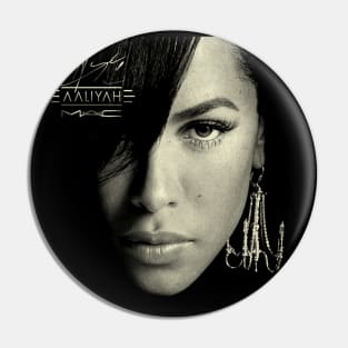 90's aaliyah vintage Pin