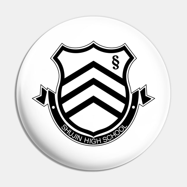 Shujin Academy Emblem Pin by FallenClock