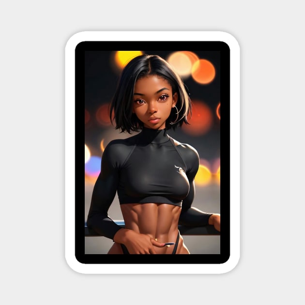 Hot, Fit, Anime Girl of Color Hot Fit Anime Girl Of Color