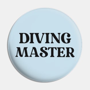 DIVING MASTER Pin