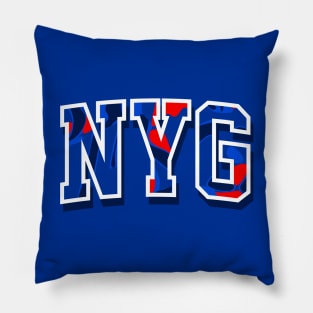 New York Football Retro Pillow