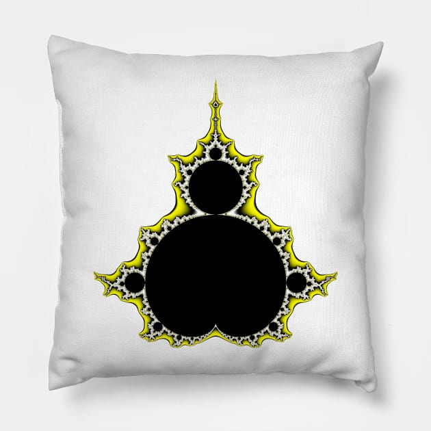 Mandelbrot Buddha Pillow by rupertrussell